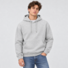 PULL&BEAR Light Grey Pullover Hoodie