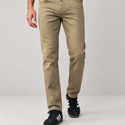 NEXT Khaki Carrot Fit Jeans