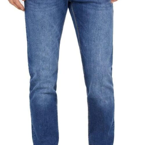 Cortefiel Ice Blue Slim Straight Fit Jeans