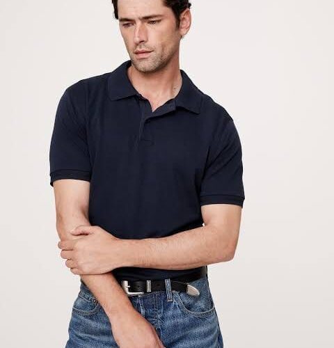 Men's Navy Classic Polo Shirt — main product image