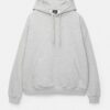 PULL&BEAR Light Grey Pullover Hoodie